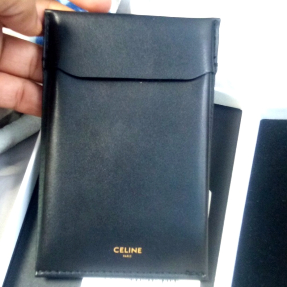 CELINE GOLD SPARKLE NECKLACE BRASS&STRASS - Picture 3 of 7